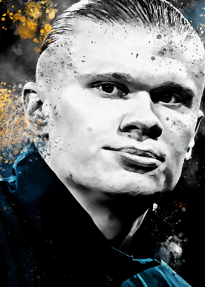 Erling Portrait with Watercolor Effect