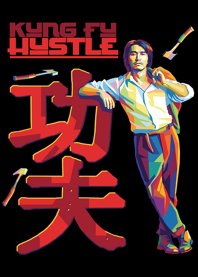 Kung Fu Hustle Colorful Portrait