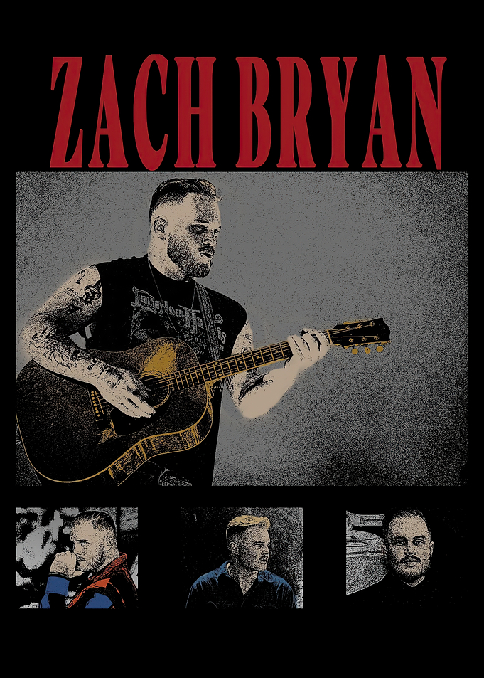 Zach Bryan Graphic Art