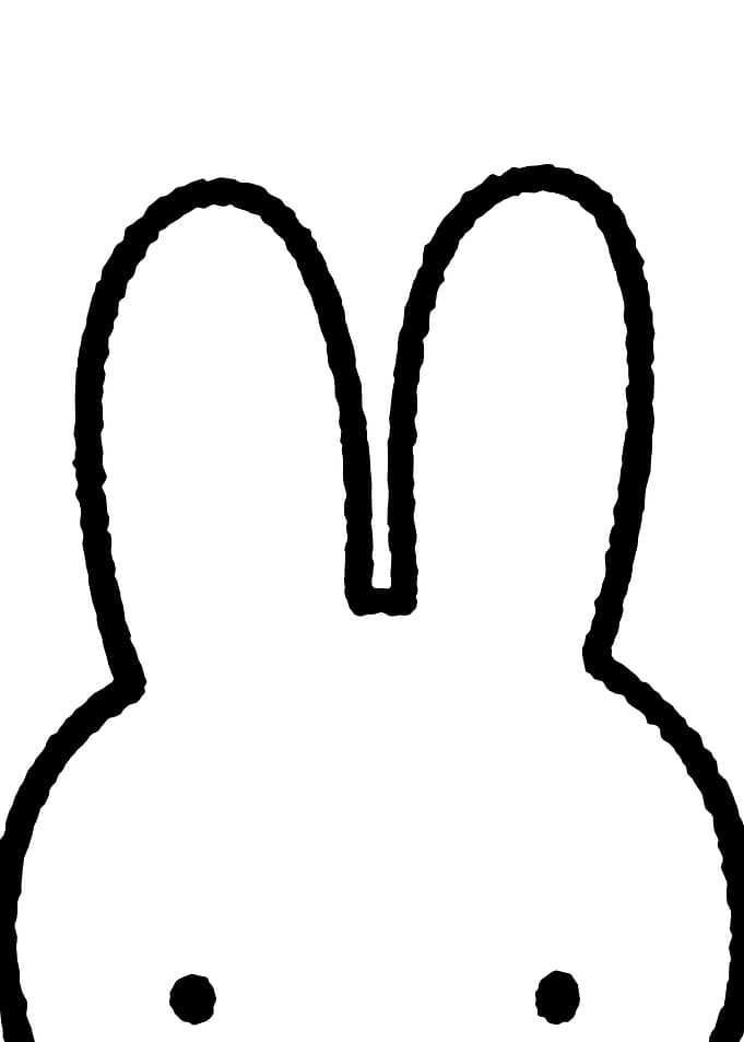Miffy Bunny Outline