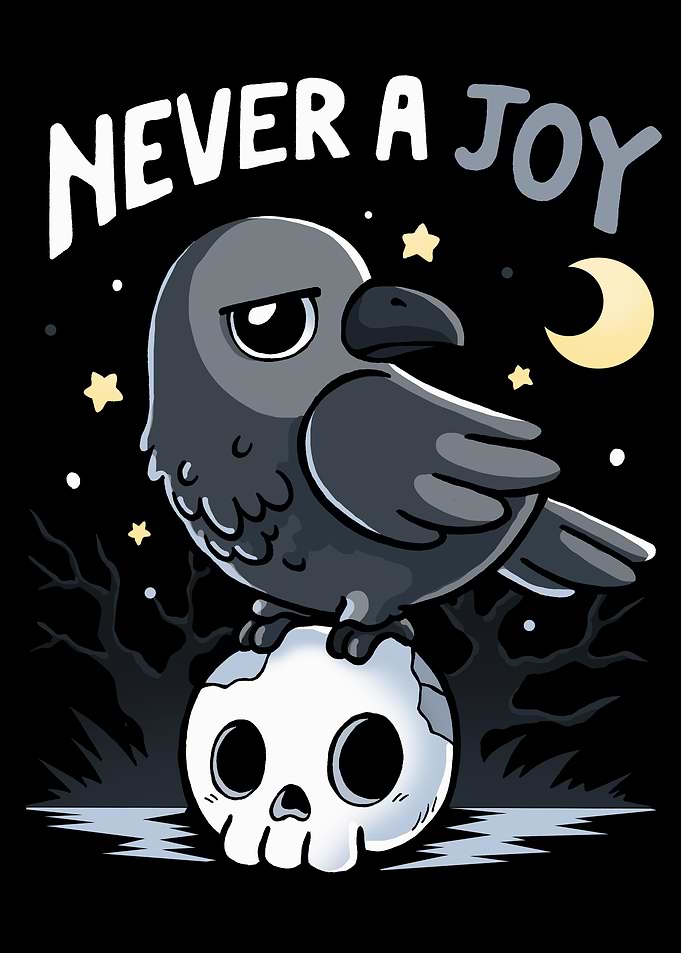 Never a Joy: Raven on Skull