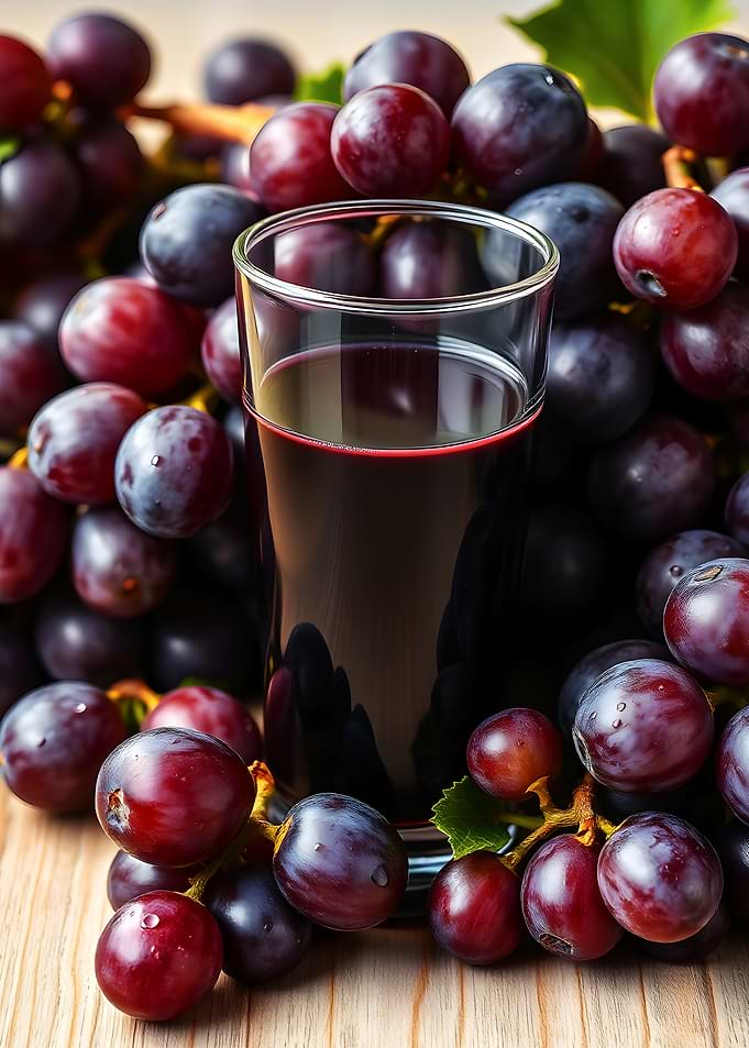 Grape Juice Still Life