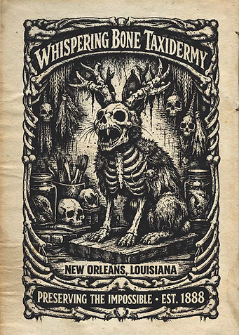 Whispering Bone Taxidermy - New Orleans Macabre Art