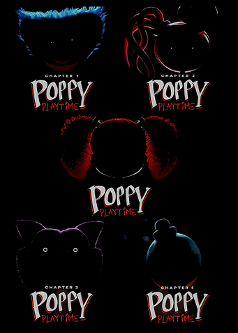 Poppy Playtime Chapters 1-4 Characters
