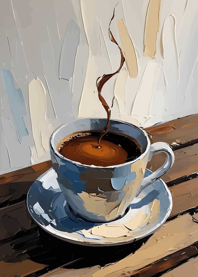 Coffee Cup Painting