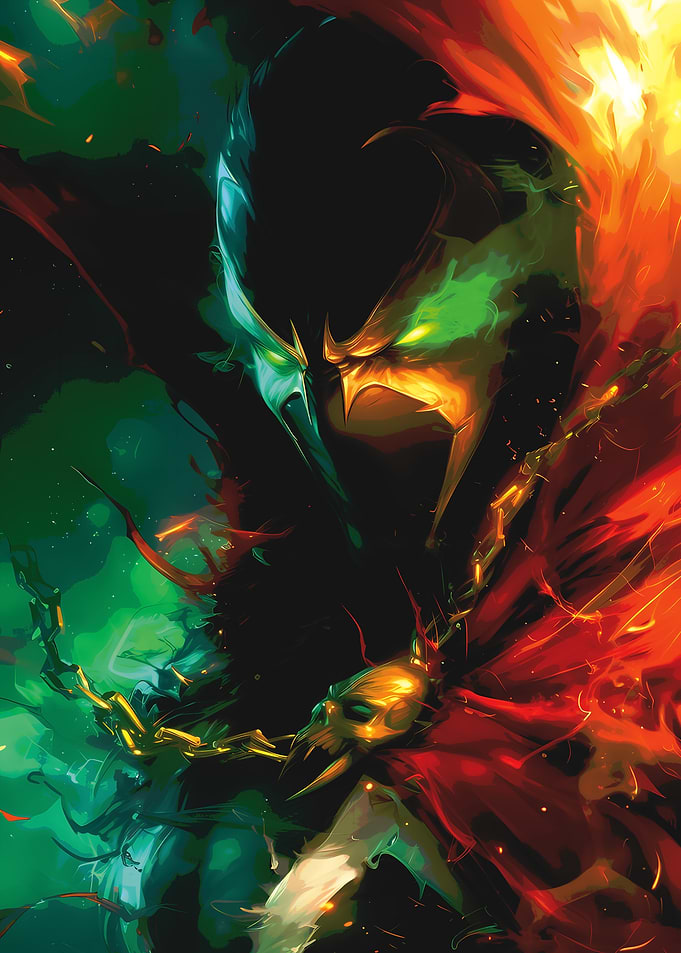 Spawn Comic Book Character Art