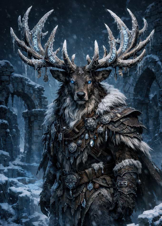 Mystical Stag Warrior