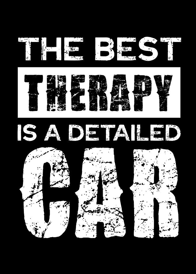 Detailed Car Therapy Text Art