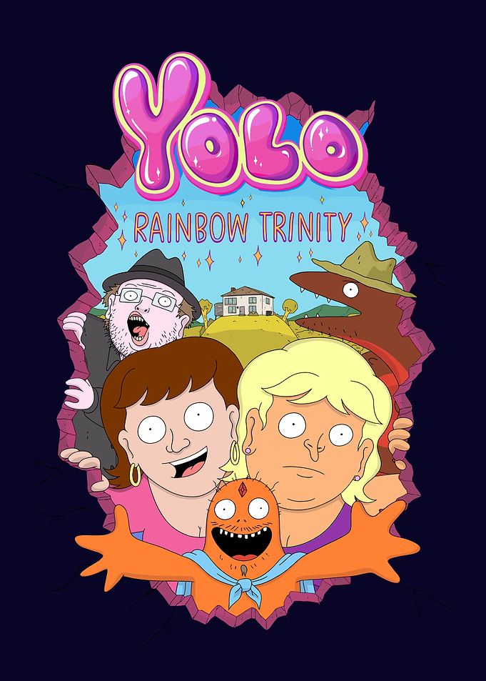 YOLO: Rainbow Trinity Cartoon Characters