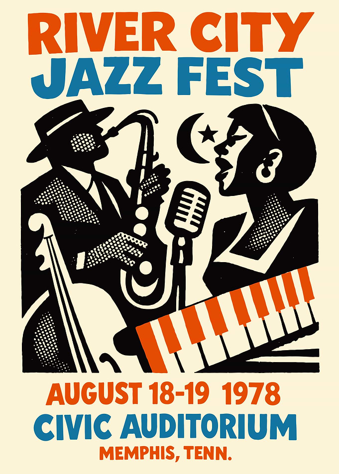 River City Jazz Fest 1978 Poster