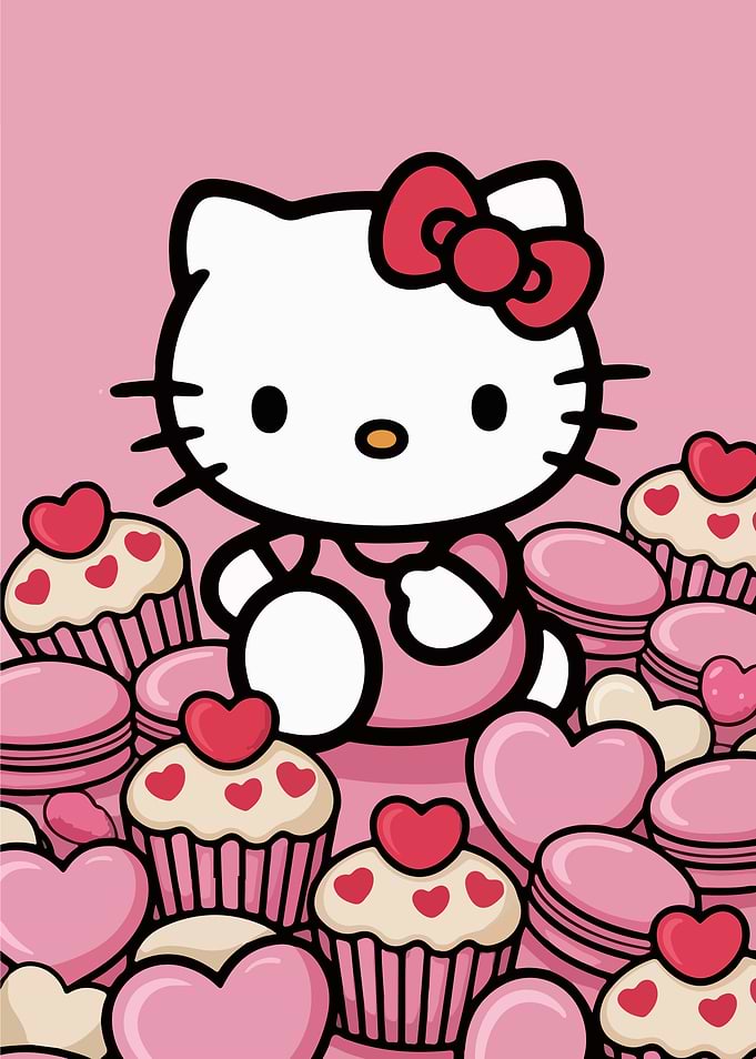Hello Kitty with Sweets