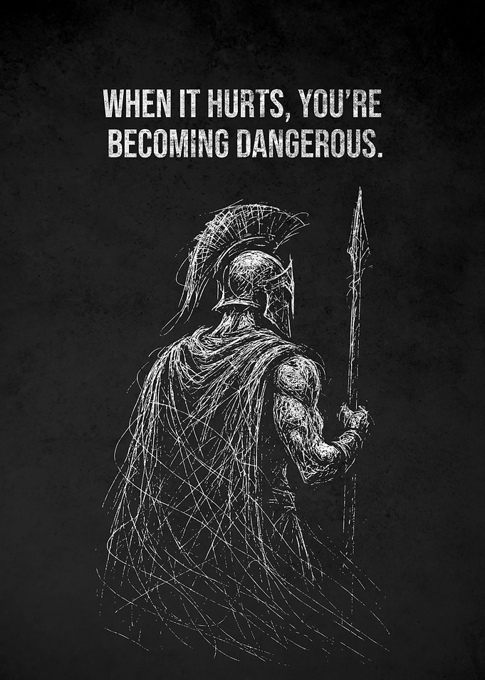 Spartan Warrior Hurt Quotes Motivation