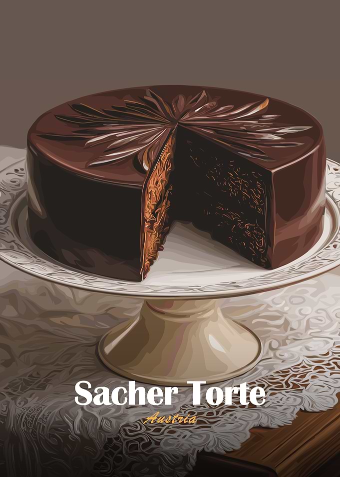 Sacher Torte Cake from Austria