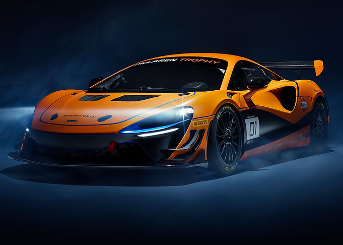 McLaren Trophy Race Car Studio Shot