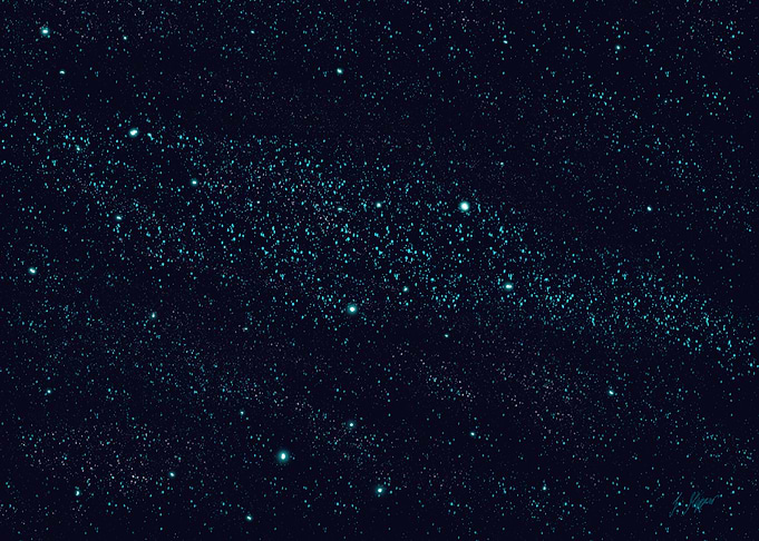Starry Night Sky