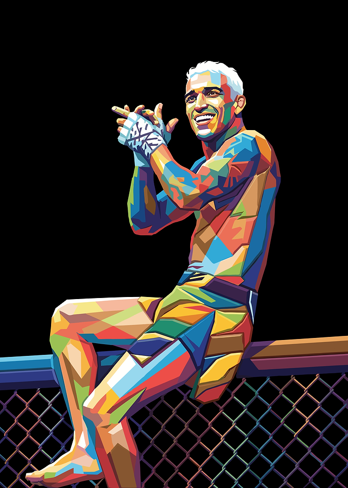 Charles Oliveira Colorful Polygon Art