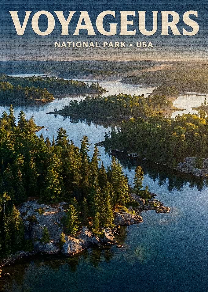 Voyageurs National Park Poster