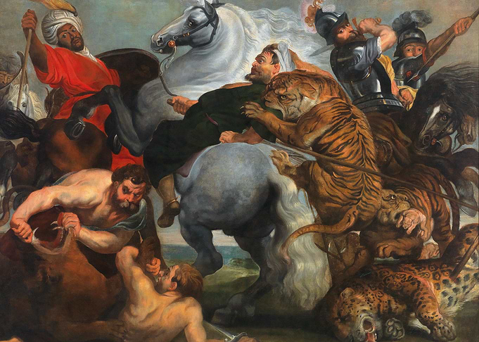 Animal Hunt Painting