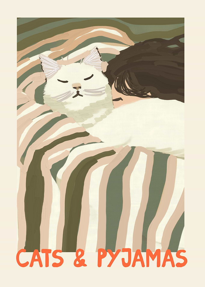 Cats & Pyjamas Illustration