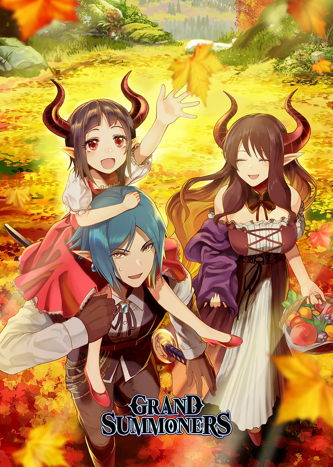 Autumn Knights of Blood Title Illustration