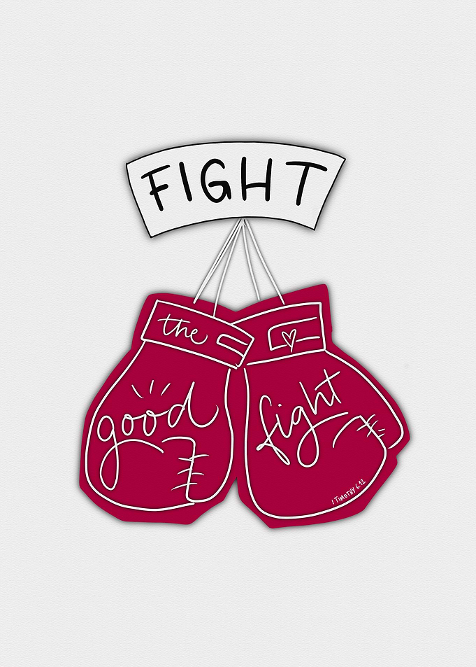 Fight the Good Fight Boxing Gloves