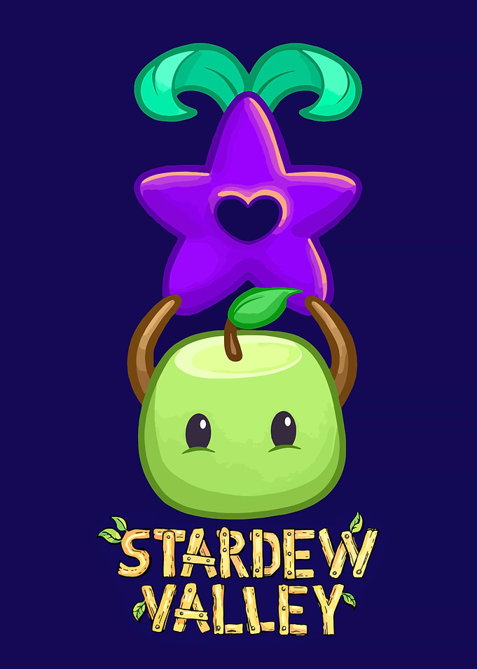 Stardew Valley Cute Cartoon Illustration