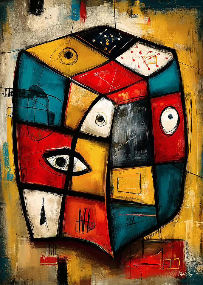 Contemporary Abstract Expressionism · Abstract Cube