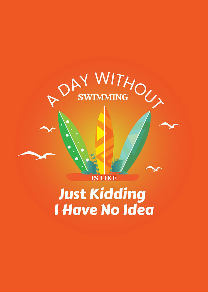A Day Without Swimming Graphic