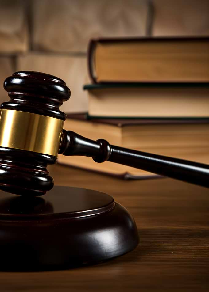 Gavel and Books Still Life