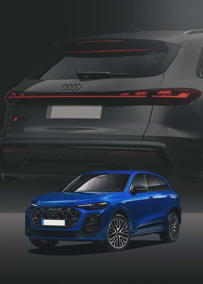 Blue Audi SQ5