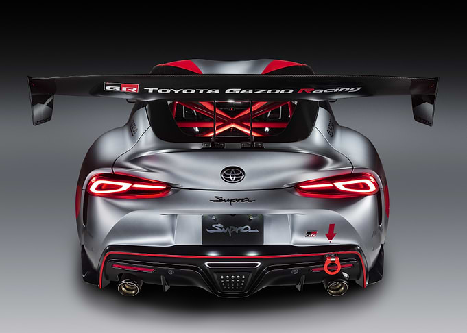 Toyota Supra Gazoo Racing Rear View