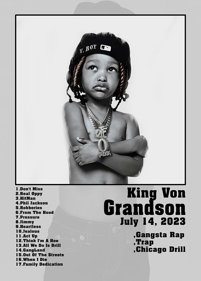 King Von Grandson Album art