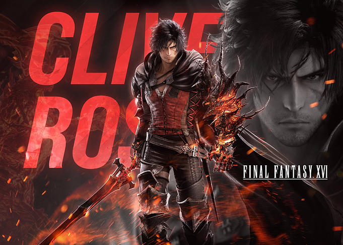 Final Fantasy XVI Clive Rosfield Artwork