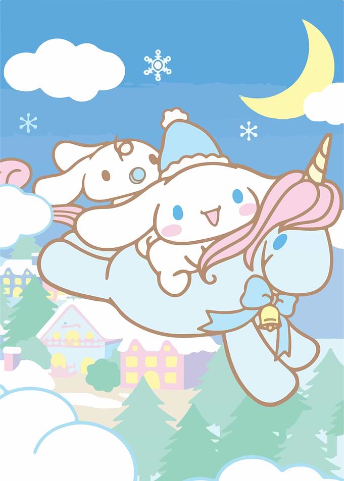 Cinnamoroll Winter Unicorn Ride