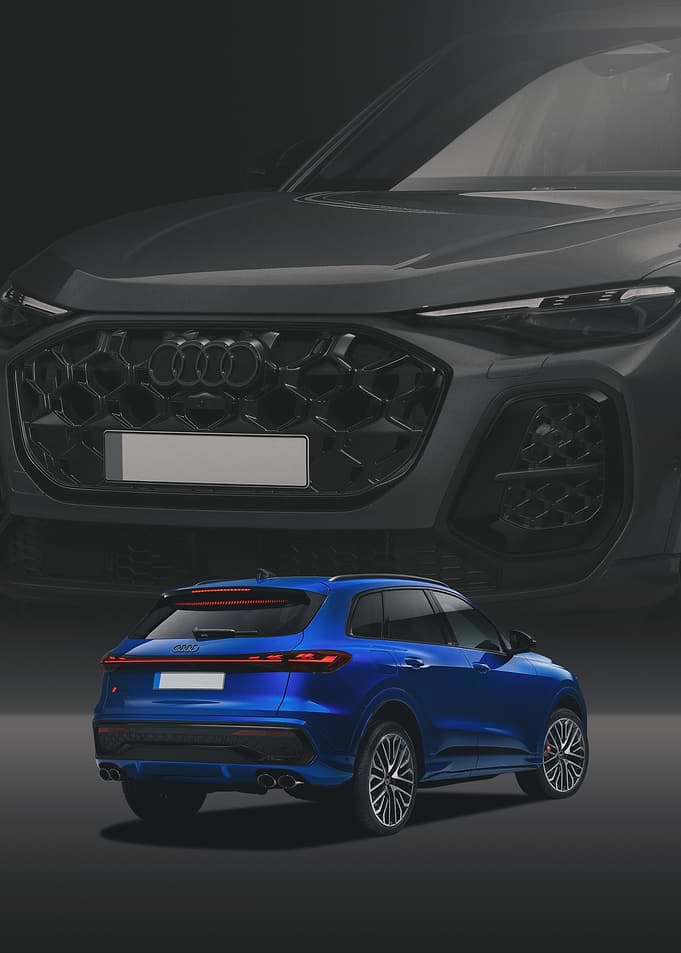 Blue Audi SQ5