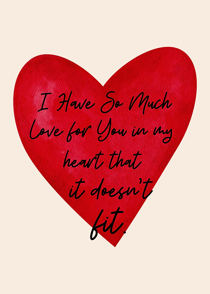 Overflowing Love Heart
