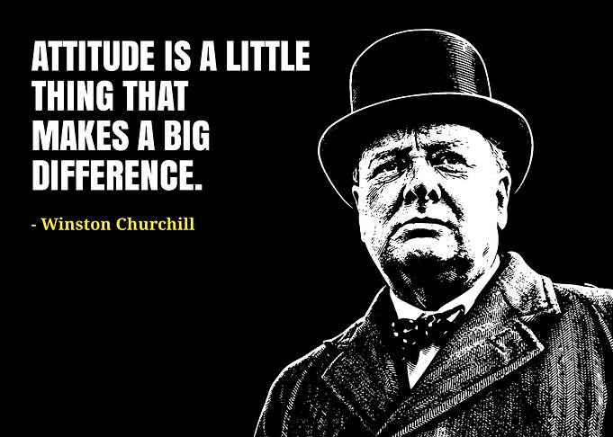 Winston Churchill Quote Poster