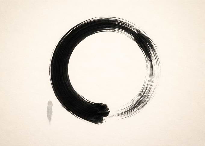 Enso Circle Zen Brush Stroke