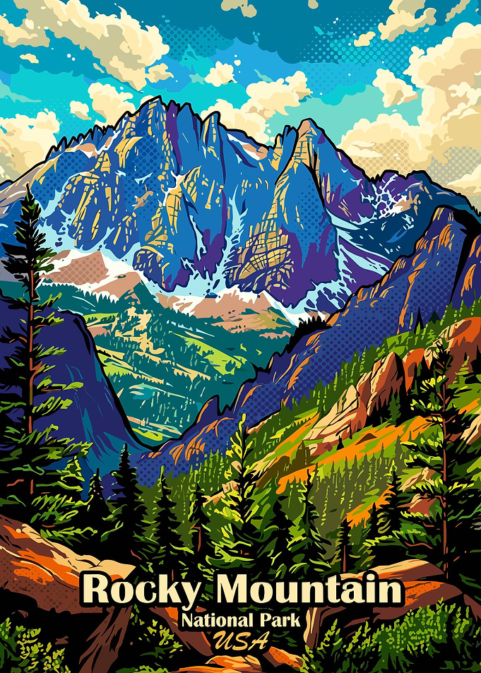 Rocky Mountain National Park Art