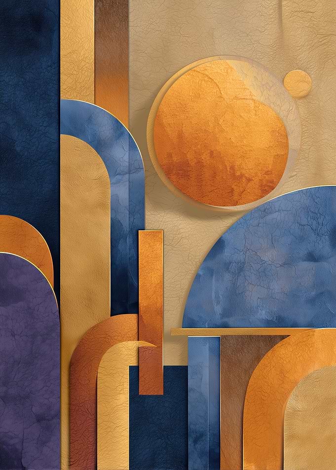 Abstract Geometric Art Deco