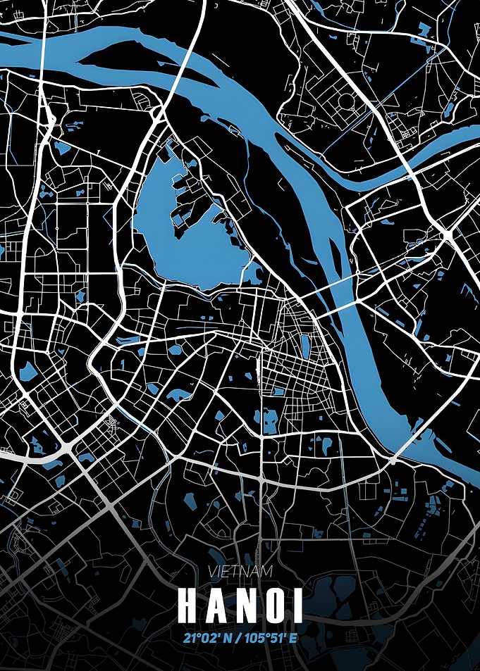Hanoi City Map