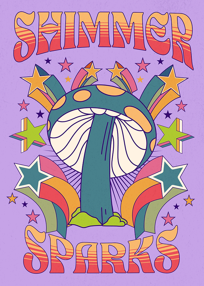Shimmer Sparks Mushroom
