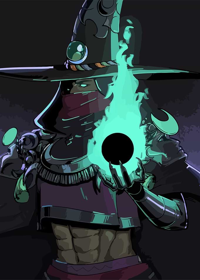 Hades Game Character with Magic