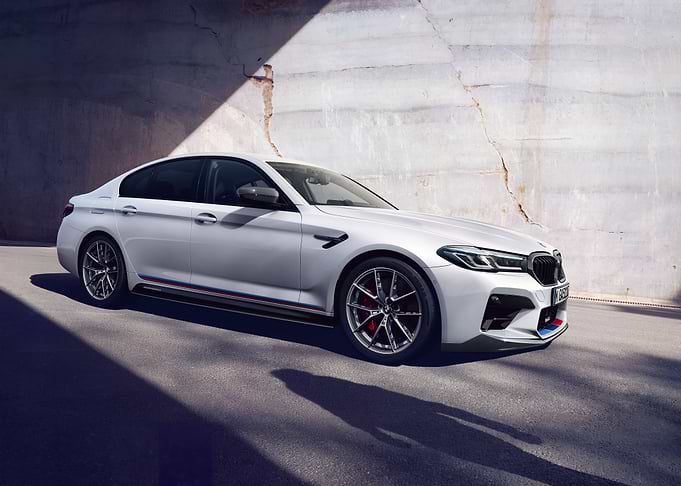 White BMW M5 Sedan