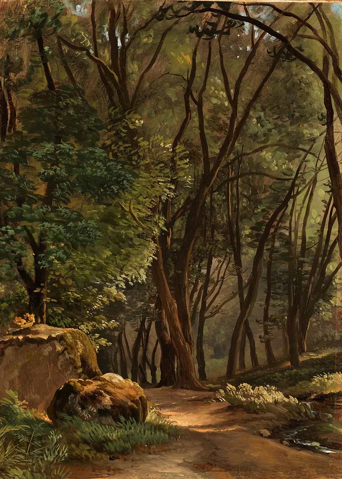 Forest Path Painting