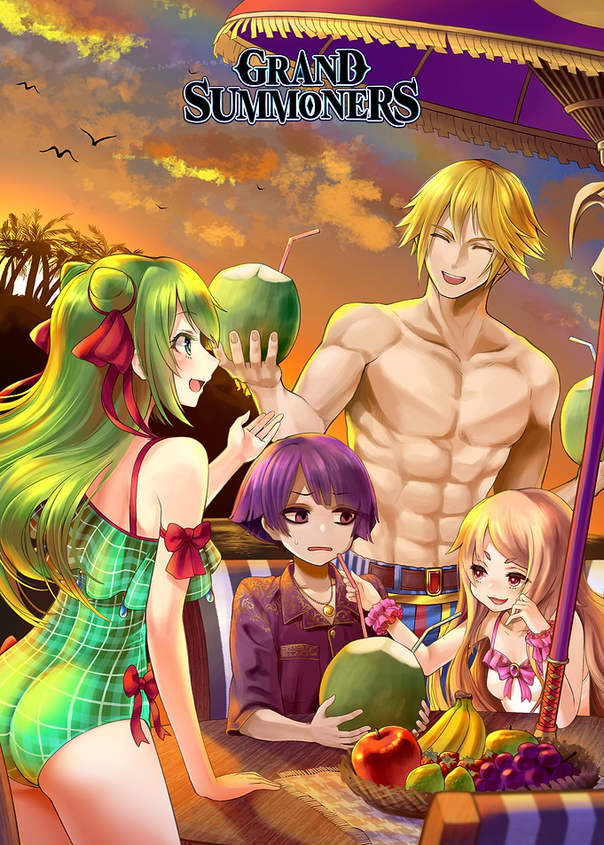 Cross the Blaze Summer Title Illustration