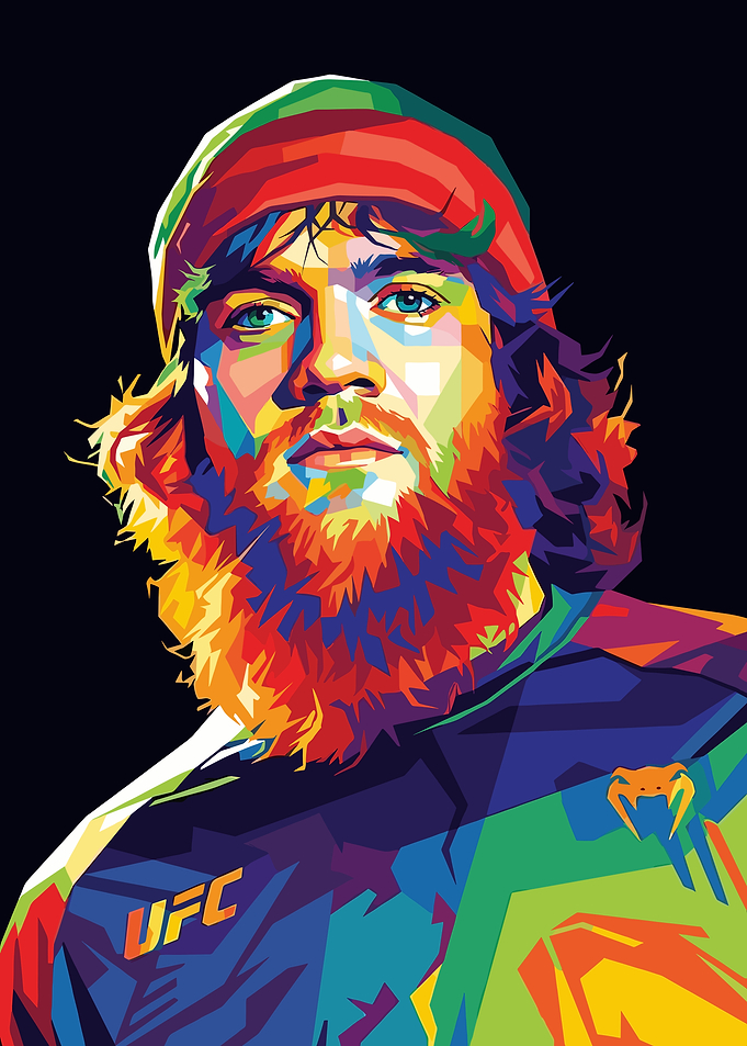 UFC Fighter Pop Art Portrait