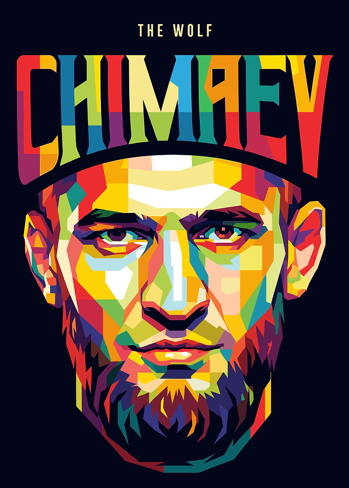 Khamzat Chimaev: The Wolf - Pop Art