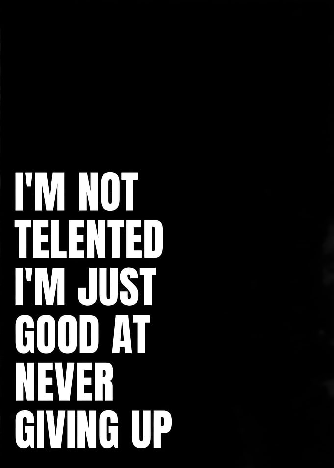 Motivational Quote: Never Giving Up