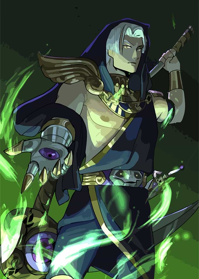 Hades Thanatos Character Art